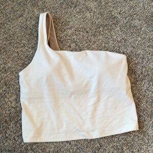 Lululemon Ribbed Asymmetrical Yoga Tank Top
